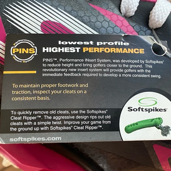 Skechers Women's GoGolf Blade Black & Pink Golf Shoes 9 New Without Box - Picture 13 of 13